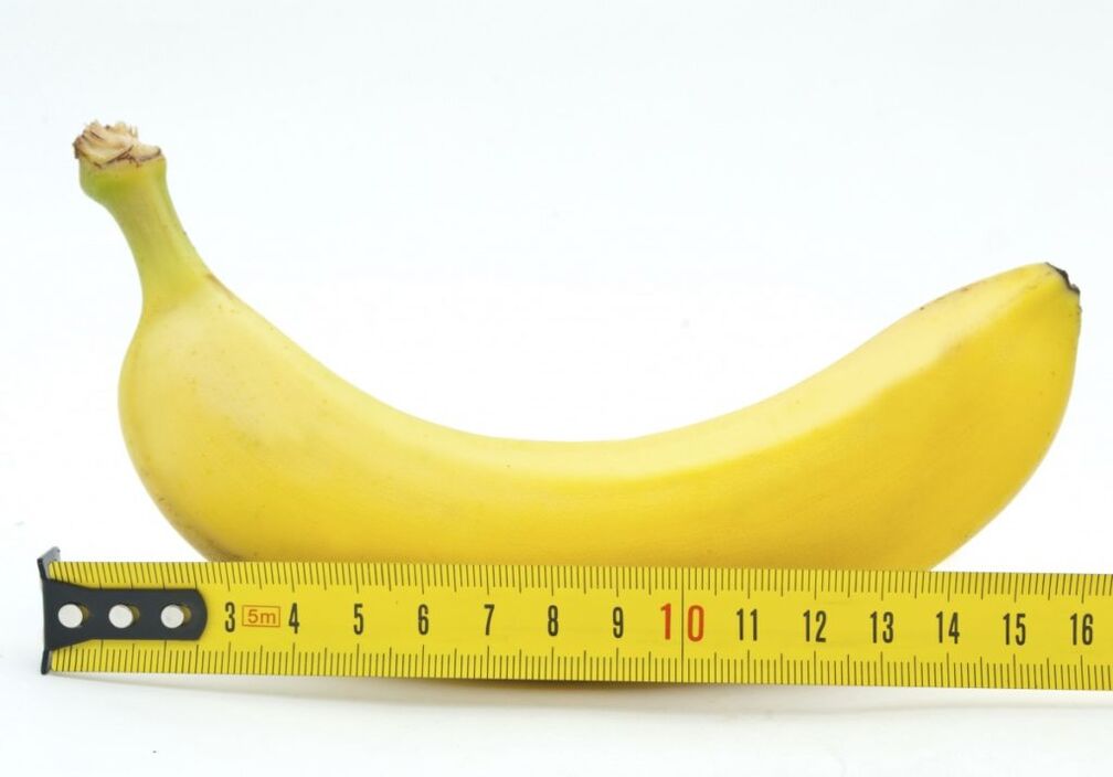 Banana measurements represent penis measurements after enlarging surgery