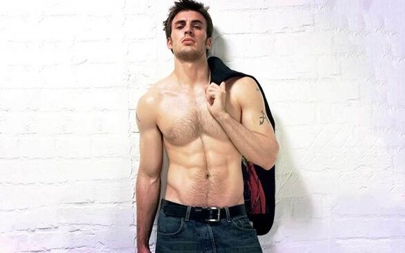 Sexy man with big penis