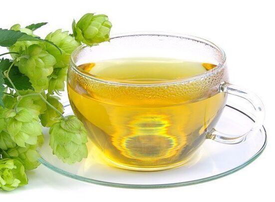 Hops decoction helps relax after exercises to increase penis size