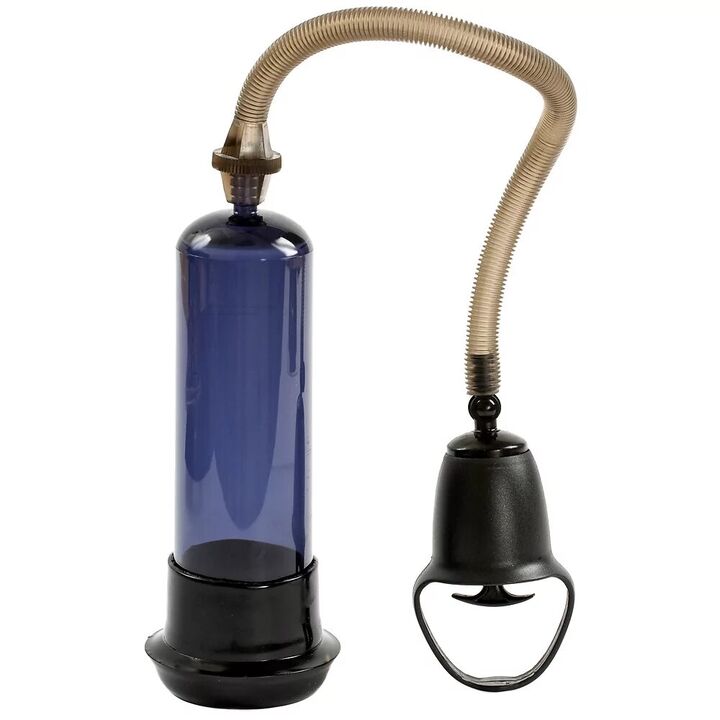 A vacuum pump quickly increases the size of the penis, filling the tissues with blood